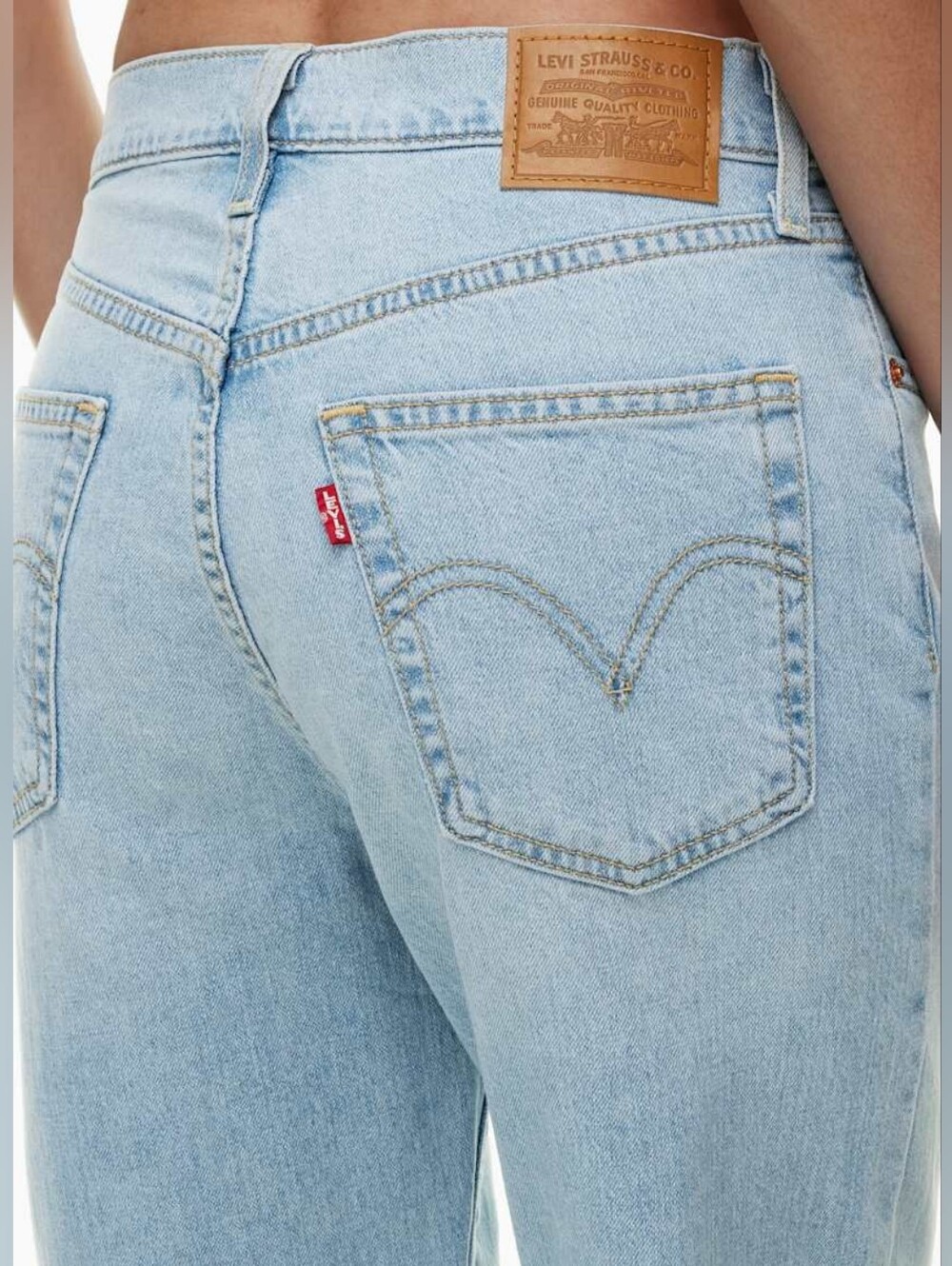 aritzia x levi ribcage straight ankle jeans 27L - Picture 4 of 7